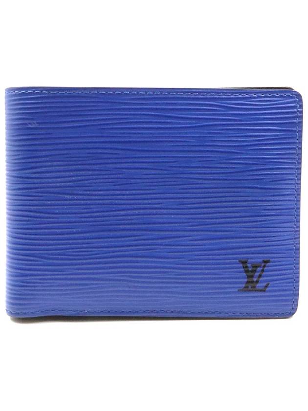 Women s Louis Vuitton M81369 Blue Epi Leather Half Wallet gt Gangbuk used luxury goods - LOUIS VUITTON - BALAAN 2