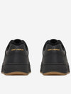 SL 61 Logo Signature Leather Low Top Sneakers Black - SAINT LAURENT - BALAAN 5