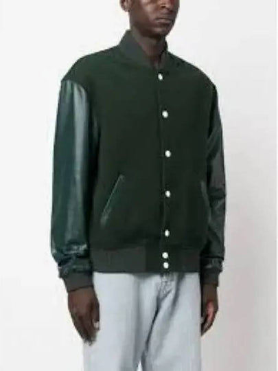 Two-Tone Bomber Jacket Green - MARNI - BALAAN 2