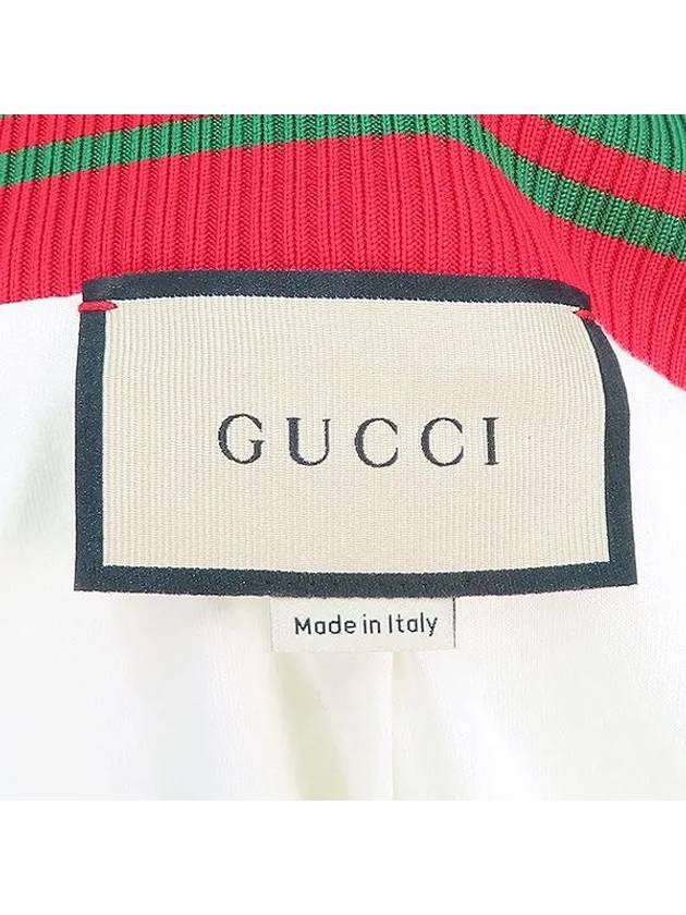 718315 XJEWO 9782 Women s Zip Up Jacket - GUCCI - BALAAN 4