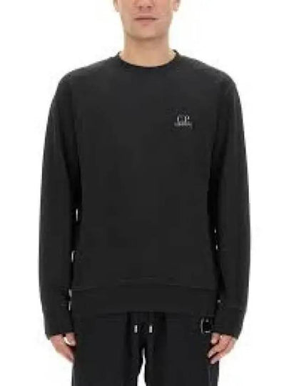 Small Logo Sweatshirt Black - CP COMPANY - BALAAN 2