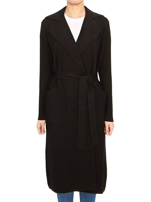 Getti Long Cardigan Black - MAX MARA - BALAAN 1