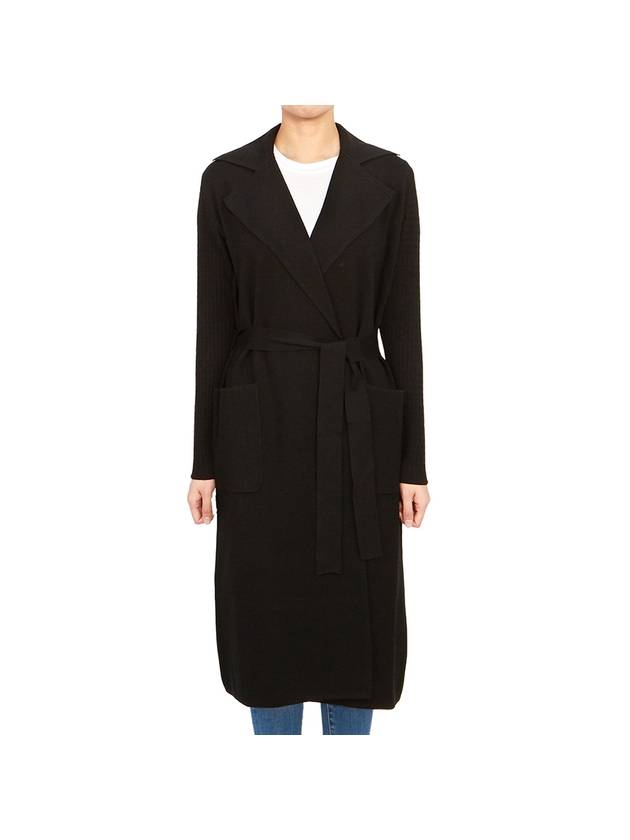 Getti Long Cardigan Black - MAX MARA - BALAAN 1