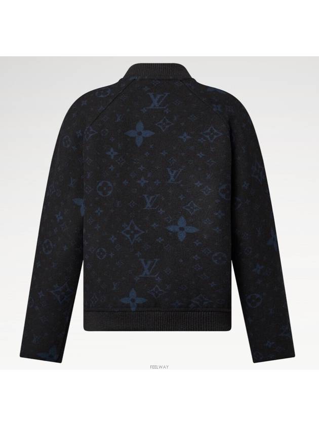 1AFVVV Double Face Wool Reversible Blouson Jacket - LOUIS VUITTON - BALAAN 5