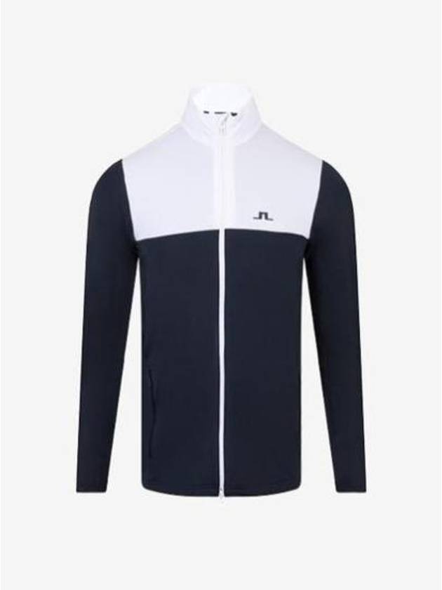 Banks Mid Layer Zip-Up Jacket Navy - J.LINDEBERG - BALAAN 2