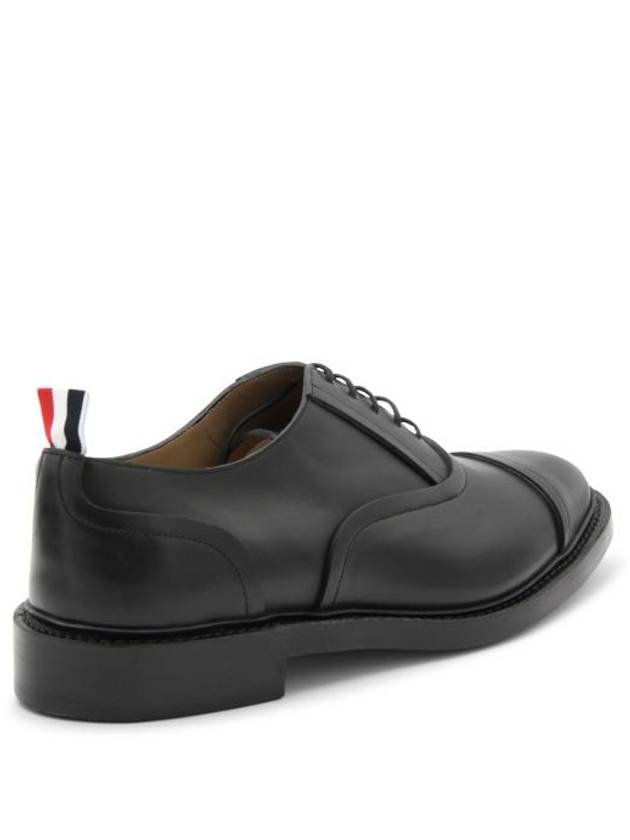 Vitello Captoe Leather Oxford Black - THOM BROWNE - BALAAN 6