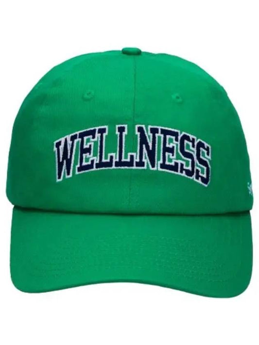 Wellness Ivy Embroidered Ball Cap Verde Hat - SPORTY & RICH - BALAAN 1