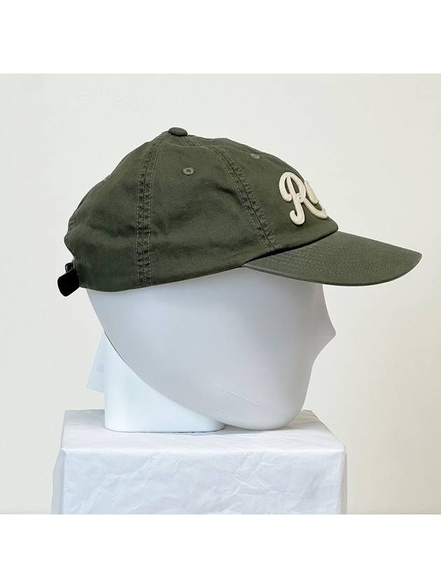 Cotton Base Ball Cap Green - POLO RALPH LAUREN - BALAAN 5