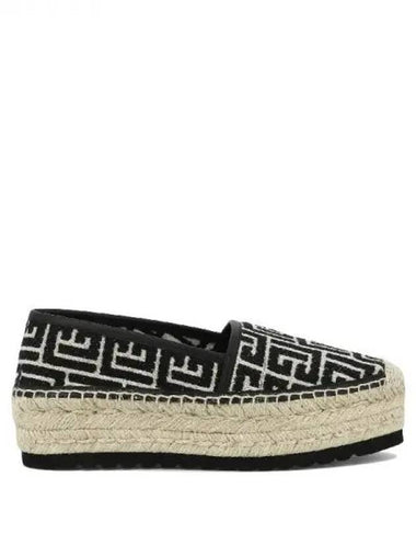 ALEX monogram jacquard espadrilles 270081 - BALMAIN - BALAAN 1