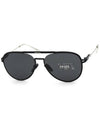 Eyewear Metal Sunglasses Black - PRADA - BALAAN.