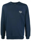 Rider Chest Small Logo Sweatshirt Navy - A.P.C. - BALAAN 2