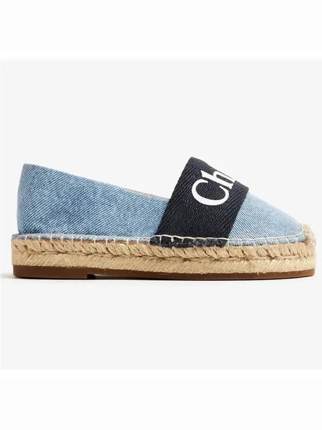 Kids 28 35 Logo Denim Espadrilles - CHLOE - BALAAN 2