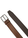 Logo Buckle Leather Belt Brown - HUGO BOSS - BALAAN 4