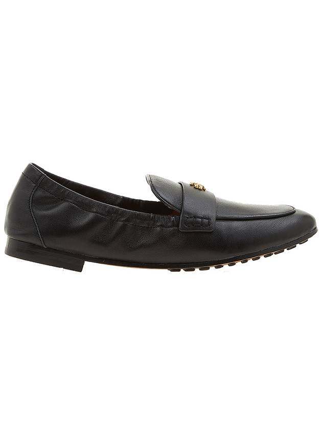 Ballet Double T Napa Leather Loafers Black - TORY BURCH - BALAAN 3