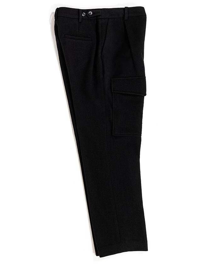 Men's Cargo Wool Pants Black I1WP01BK - IOEDLE - BALAAN 10