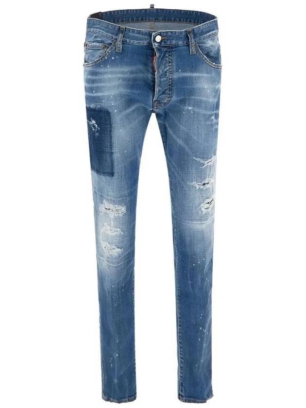 Men's Cool Guy Cotton Straight Jeans Blue - DSQUARED2 - BALAAN 1