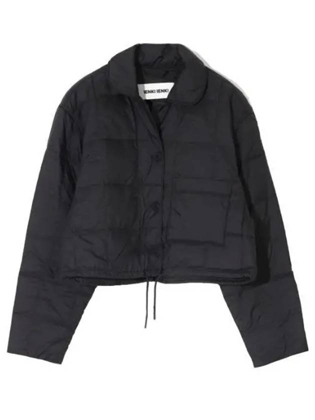 Yankyenki Jacket Cropped Down Shirt Micro Black - IENKI IENKI - BALAAN 1
