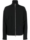 Stand Collar Zip-Up Jacket Black - ALEXANDER MCQUEEN - BALAAN 1