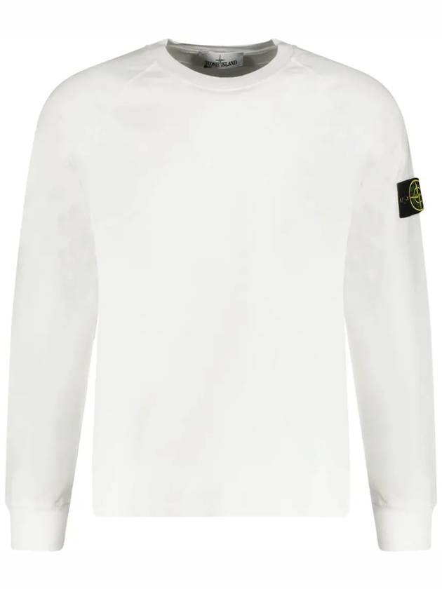 Wappen Patch Crewneck Sweatshirt White - STONE ISLAND - BALAAN 3