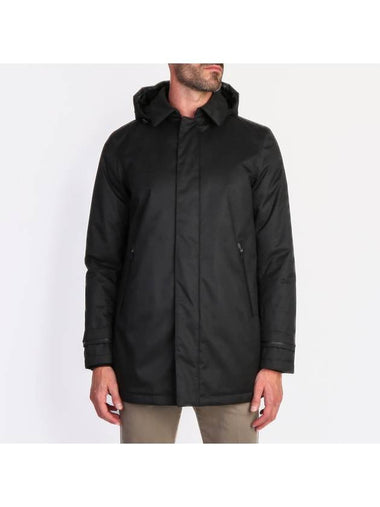 Laminar Car Coat Jacket Black - HERNO - BALAAN 1