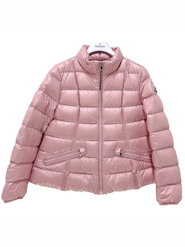 Kids Logo Patch AINAY Down Padded Jacket 12Y 14Y Pink 1A00007 595ZJ 501 - MONCLER - BALAAN 1