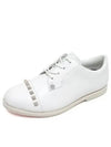 Women's Gallivanter Studded Cap Toe Spike Shoes White - G/FORE - BALAAN 2