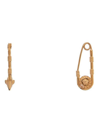 Safety Pin Earrings Gold - VERSACE - BALAAN 2