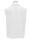 Gold plated white vest jacket - GUCCI - BALAAN 2