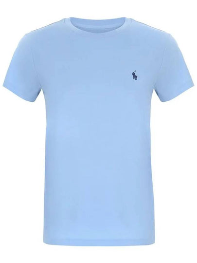 Women's Embroidery Pony Short Sleeve T-Shirt Light Blue - POLO RALPH LAUREN - BALAAN 2