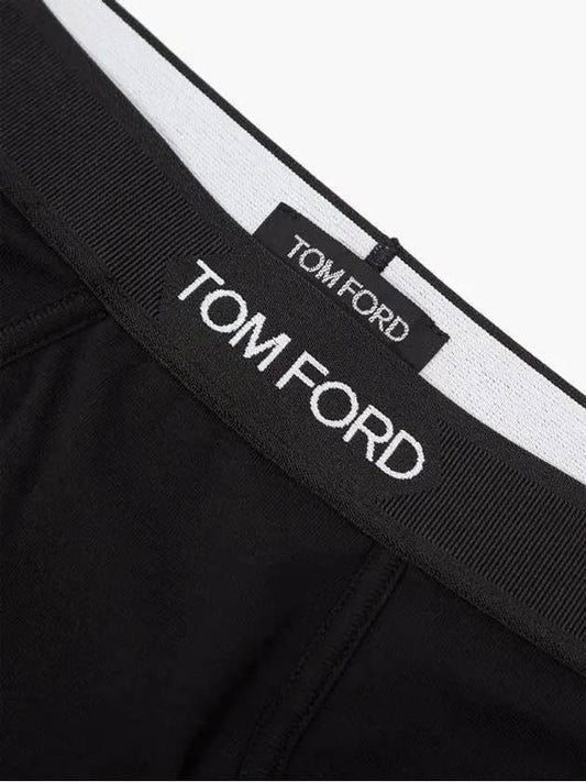 Logojacquard elastic waistband cottonblend briefs - TOM FORD - BALAAN 2