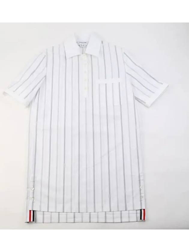 Women's Short Sleeve One-Piece FDSD06A 06120 133 - THOM BROWNE - BALAAN.