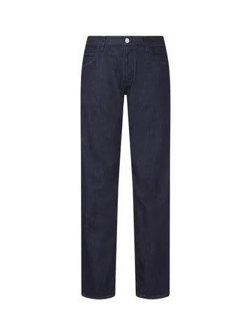 Men s Regular Fit Easy Denim Pants Dark Indigo 271721 - GIORGIO ARMANI - BALAAN 1