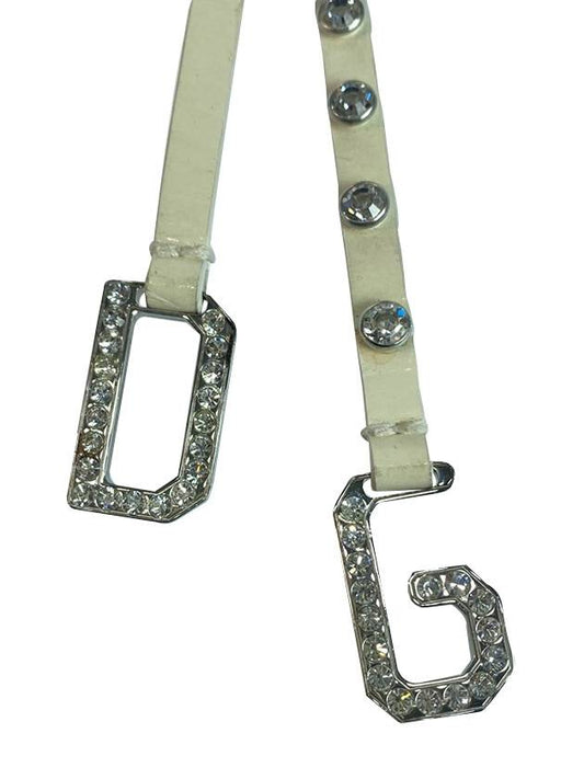 D G logo ivory cubic leather 3 color charm key ring - DOLCE&GABBANA - BALAAN 2