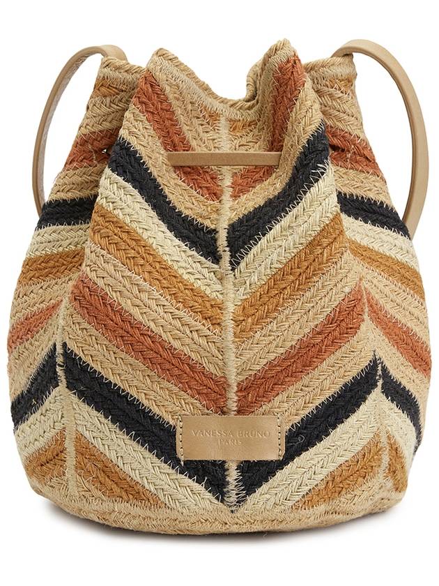 Raffia Women's Bucket Bag 4EVE37 V40769 481 - VANESSA BRUNO - BALAAN 4