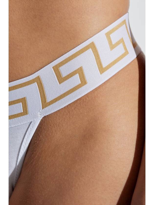 Versace Cotton Thongs, Women's, White - VERSACE - BALAAN 4