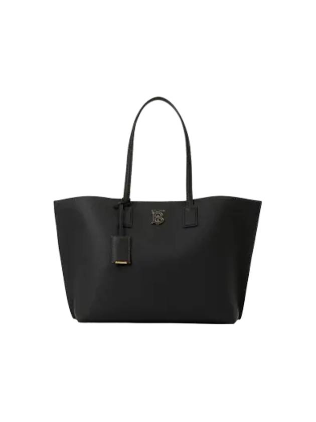 Monogram Motif Medium Tote Bag Black - BURBERRY - BALAAN 2