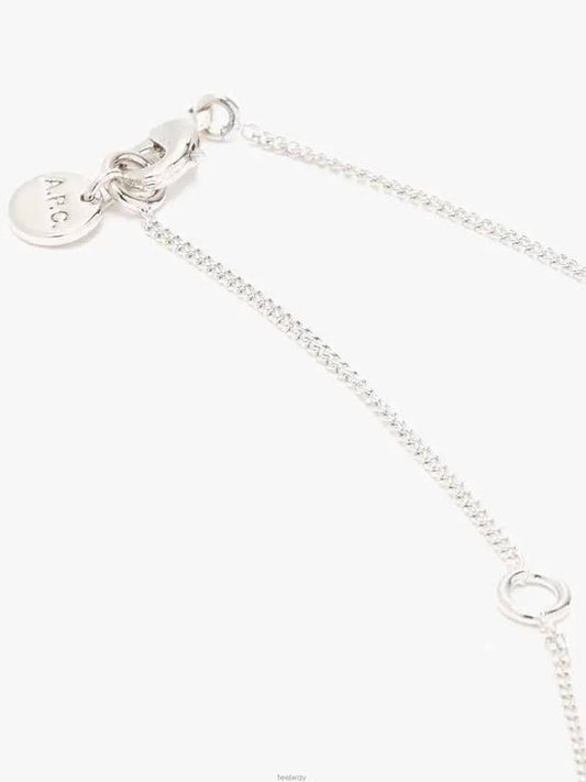 Eloi Coin Medallion Pendant Chain Silver Tone Necklace MEACC M70537 - A.P.C. - BALAAN 2