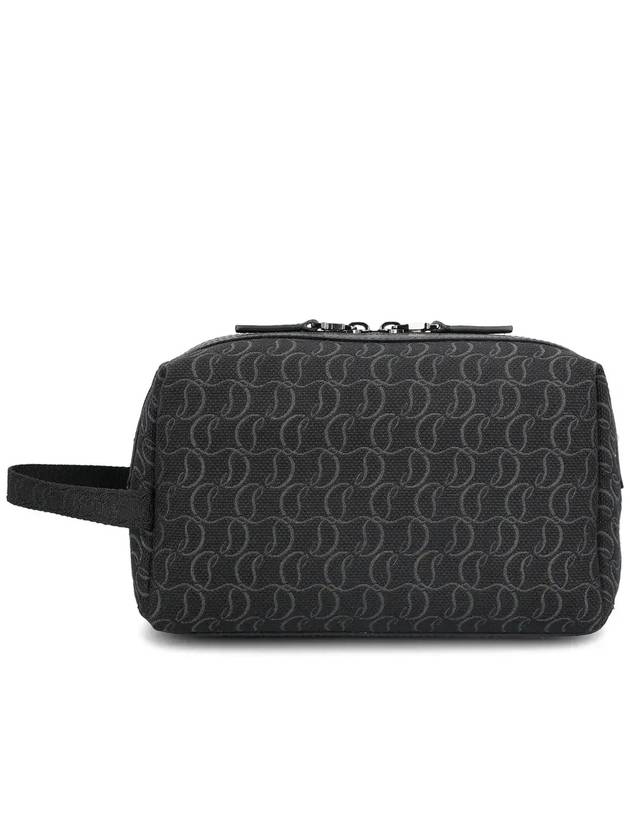 Zip N Flap Pouch Bag Black - CHRISTIAN LOUBOUTIN - BALAAN 1