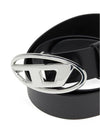 B 1DR D Logo Buckle Leather Belt Black - DIESEL - BALAAN 3