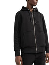 Classic Bunny Zip Up Hoodie White Lining Black - MOOSE KNUCKLES - BALAAN 4