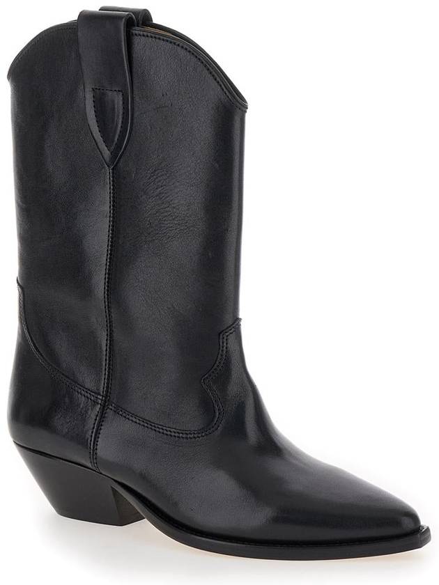 Duerto Ankle Middle Boots Black - ISABEL MARANT - BALAAN 3