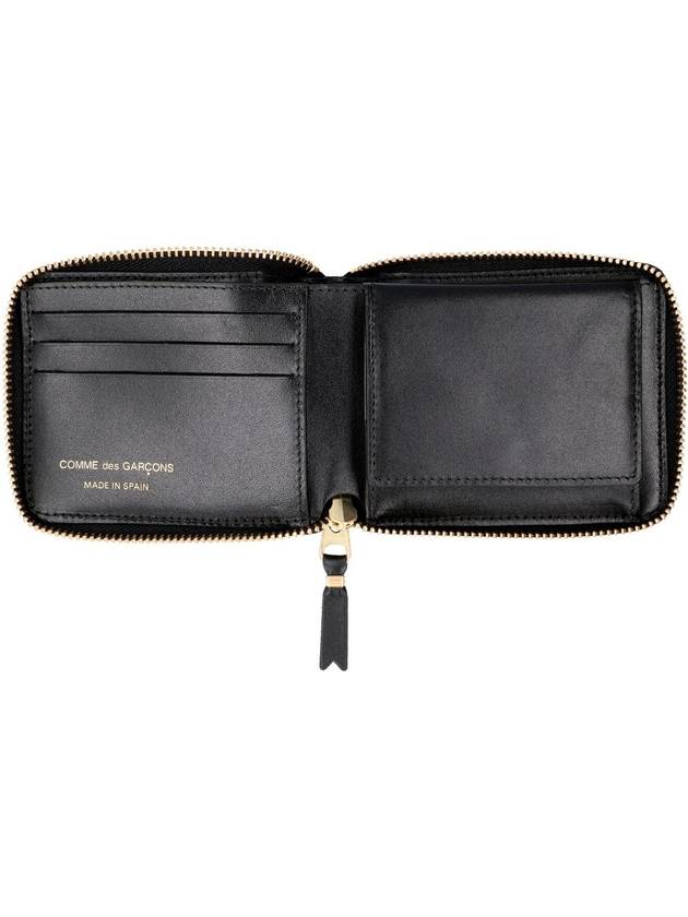 Comme Des Garçons Leather Zip Around Wallet - COMME DES GARCONS - BALAAN 4