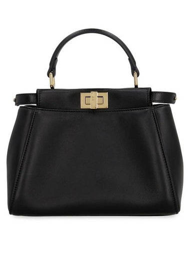 Peekaboo Iconic Small Tote Bag Black - FENDI - BALAAN 1