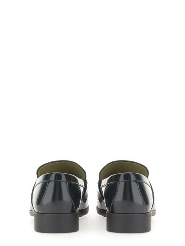 Leather Loafers Dark Green - BOTTEGA VENETA - BALAAN 4