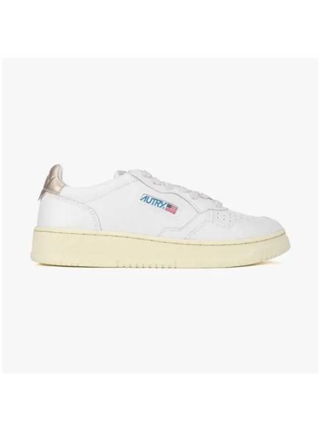 Medalist Low Top Sneakers Beige White - AUTRY - BALAAN 3