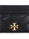 Kira Chevron Logo Card Wallet Black - TORY BURCH - BALAAN 3