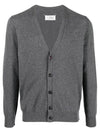 Cashmere Back Stitch Cardigan Grey - MAISON MARGIELA - BALAAN 3