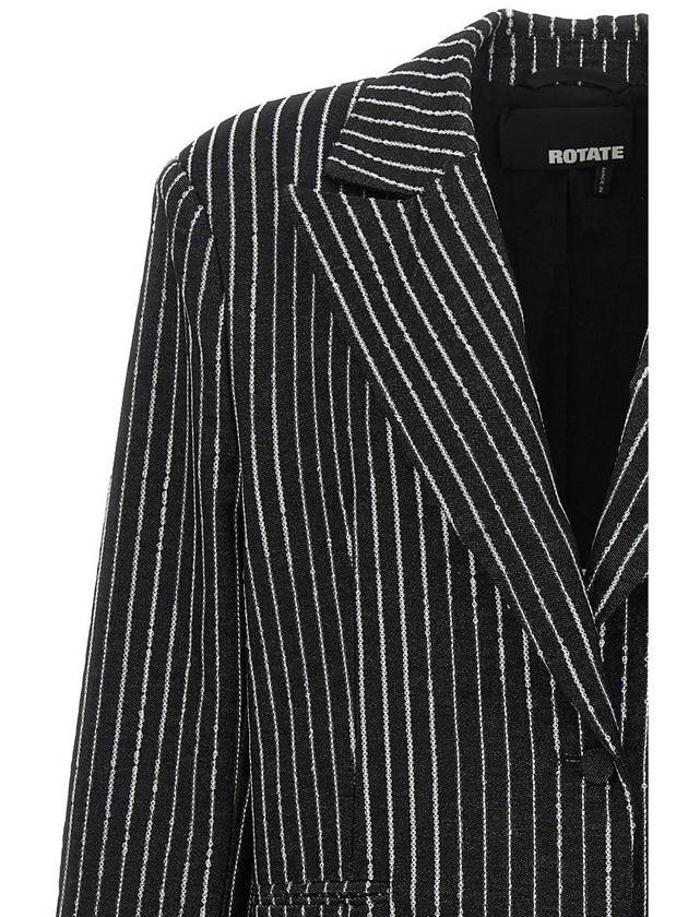 Rotate Birger Christensen Sequin Pinstripe Blazer - ROTATE - BALAAN 3