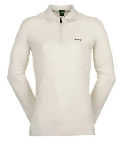 Men's Lite Cotton Polo Shirt Beige - HUGO BOSS - BALAAN 2