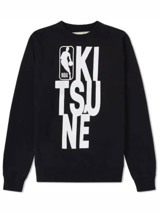 Maison Kitsune NBA Collaboration Logo Sweatshirt - MAISON KITSUNE - BALAAN 2